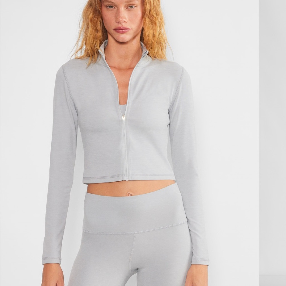 Aritzia BUTTER Limit Zip Longsleeve